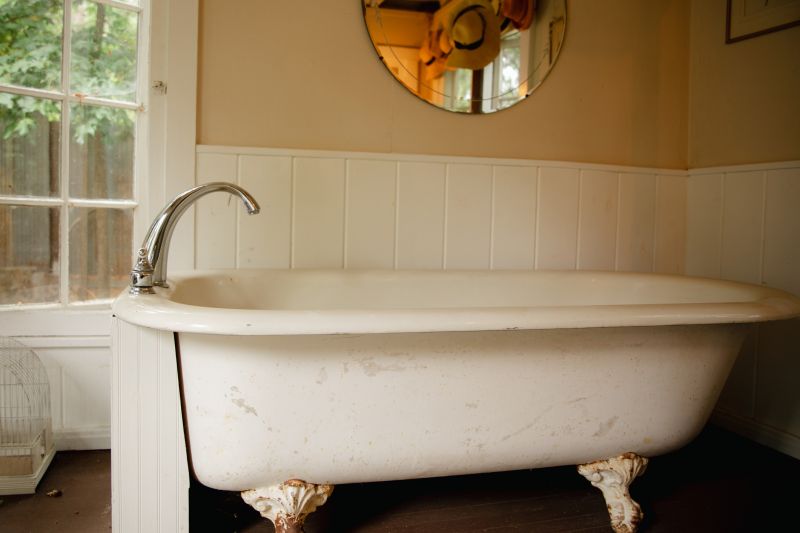 Vintage cast iron tub